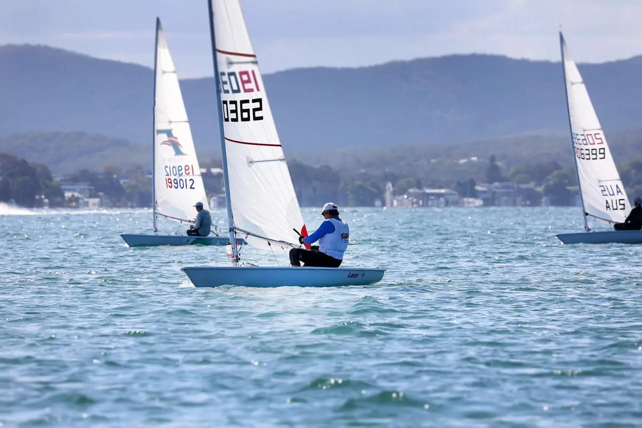 Laser training sail in Australia by isails